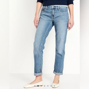 Old Navy Mid-Rise Wow Boyfriend Straight Women’s Jeans Size 8 Short